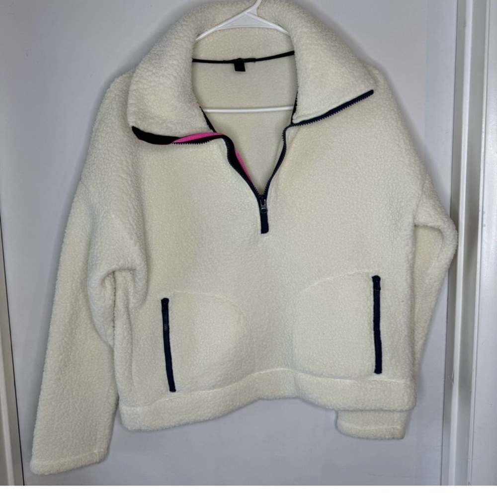 J. Crew Polartec Half Zip Pullover size S